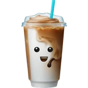 Iced coffee sticker