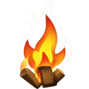 Fire  sticker