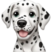 Dalmatian puppy  sticker
