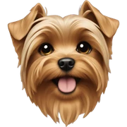 Yorkie puppy sticker
