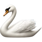 Swan sticker