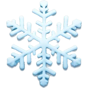 snowflake sticker
