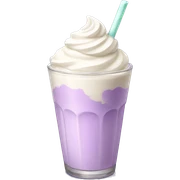 Lavender milkshake sticker