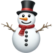 snowman sticker