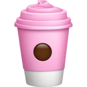 Pink coffee  sticker
