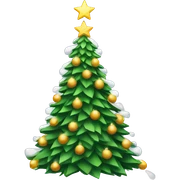 Christmas tree sticker
