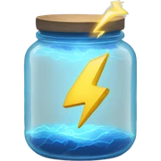 Lightning in a jar sticker