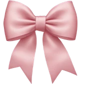 Dior bow emoji sticker