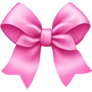 Pink bows sticker