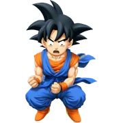 goku llorando sticker
