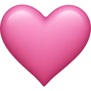 Pink heart sticker