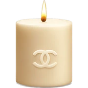 Beige chanel candle sticker