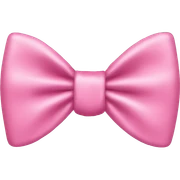 Pink bow tie sticker