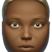 blonde girl looking at viewer sticker