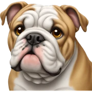 English bulldog  sticker