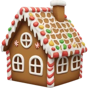 gingerbread house sticker