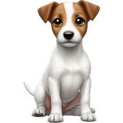 jack russell puppy sticker