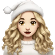 sabrina carpenter christmas ha sticker