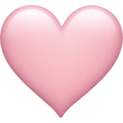 Light pink heart sticker