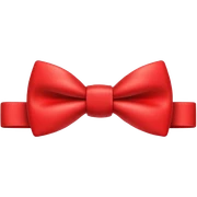 Red bow tie sticker