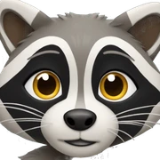 racoon sticker