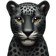 Black jaguar sticker