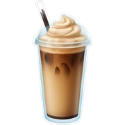 Iced coffee sticker