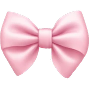 Pastel pink bow sticker