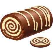 Swiss cake roll sticker