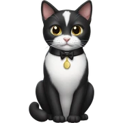 Tuxedo cat sticker