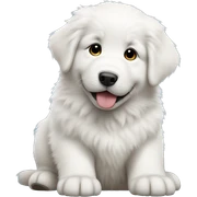Great Pyrenees puppy  sticker