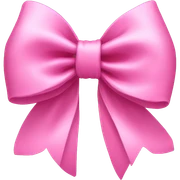 pink bow sticker