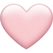 Light pink heart sticker