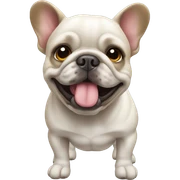 Kissyface French bull sticker