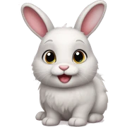 Cute bunny sticker