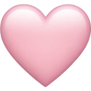 Light Pink heart sticker
