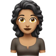 Mujer morena sticker