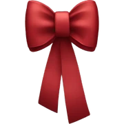 Dark red iPhone bow sticker