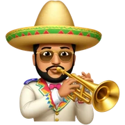Mariachi Trumpet Player sticker
