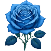 Rosa azul  sticker