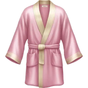 Light pink silk robe sticker