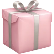 light pink package sticker