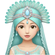 a pastel headdress hat apparel sticker