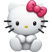 hello kitty heart sticker