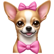 Chihuahua with pink bow  sticker