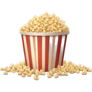 Pot of popcorn sticker