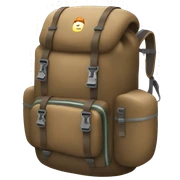Hiking backpack sticker