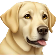 Yellow lab sticker
