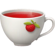 red tea sticker