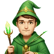 Verdant Wizard sticker